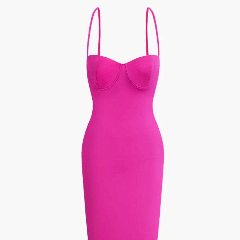 MICAS Fuchsia Slip Maxi Dress - NWT